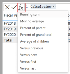 Visual calculations (preview) - Microsoft Fabric Community