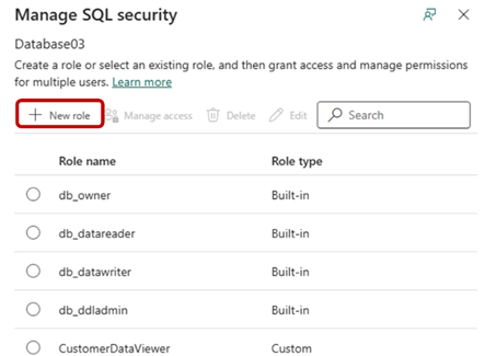 Manage access in SQL database in Microsoft Fabric ... - Microsoft ...