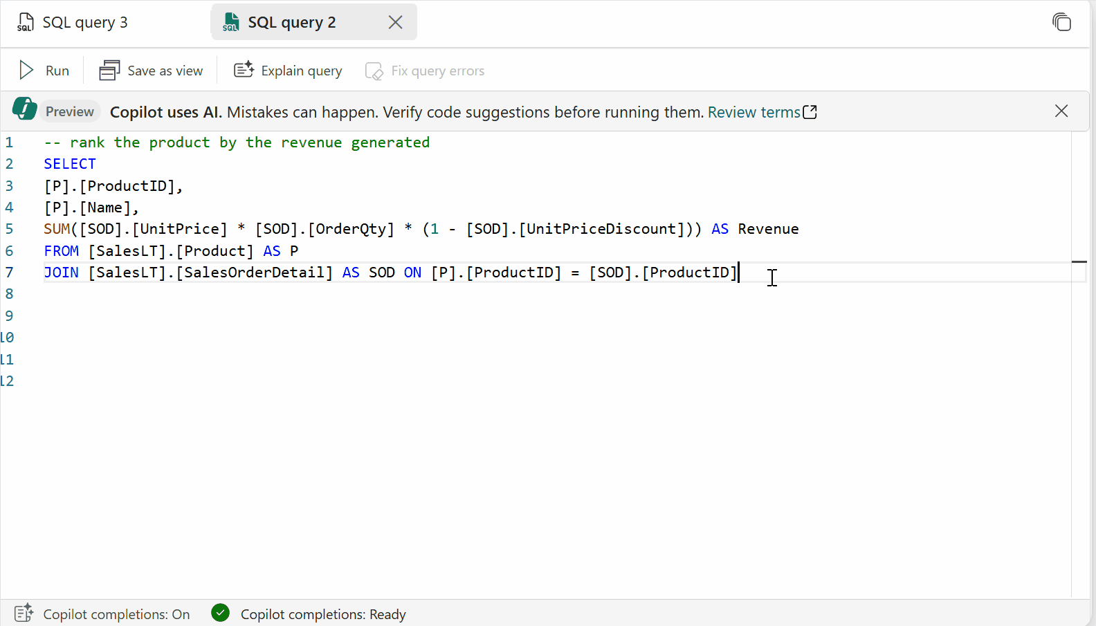 Introducing Copilot for SQL database in Microsoft ... - Microsoft ...