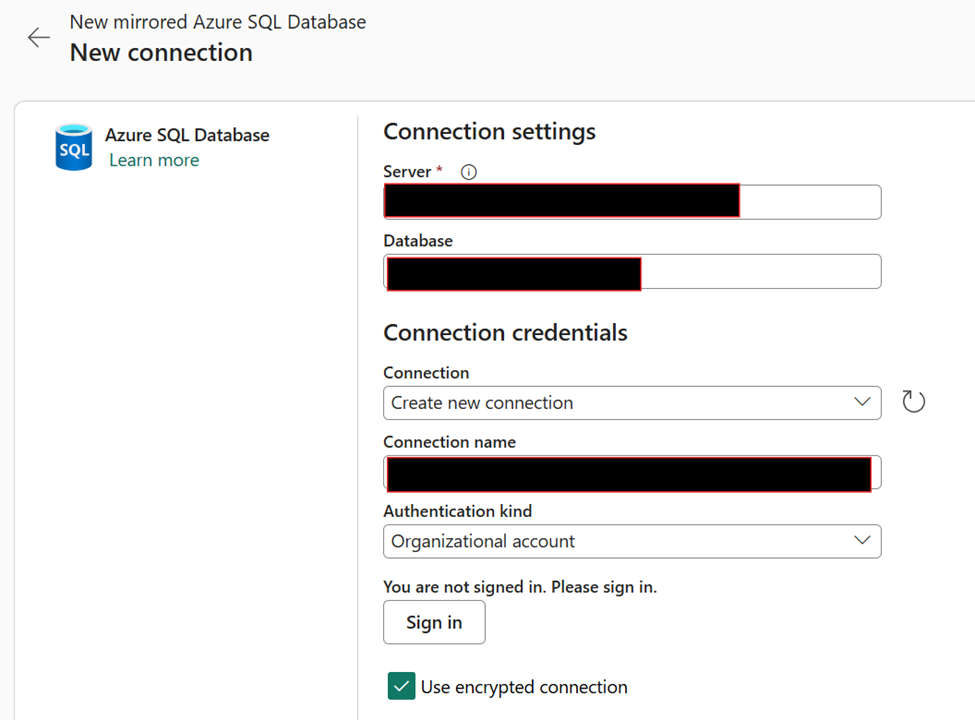 Mirroring SQL Server database to Fabric - Microsoft Fabric Community