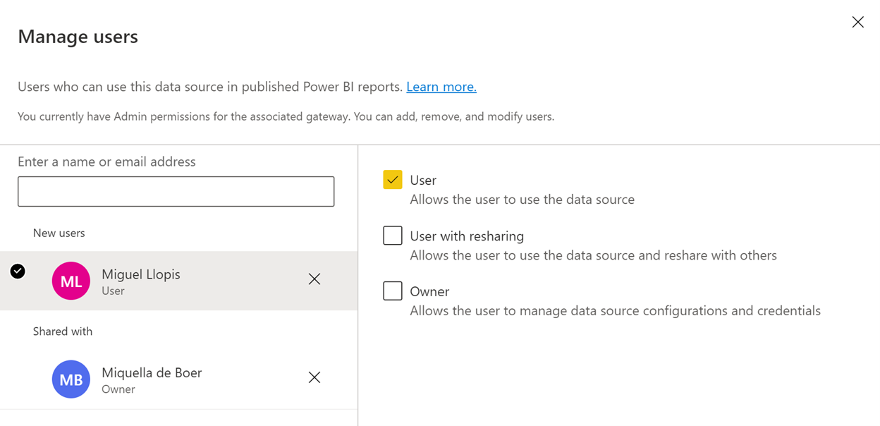 New data source and gateway management experience - Microsoft Fabric ...