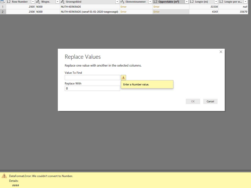Solved: Query error editor - Microsoft Fabric Community