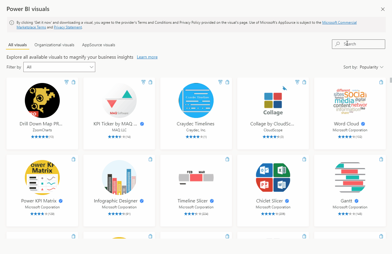 Enhanced experience for browsing visuals - Microsoft Fabric Community