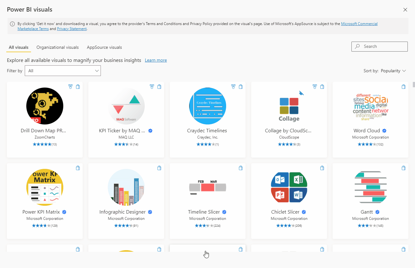 Enhanced experience for browsing visuals - Microsoft Fabric Community