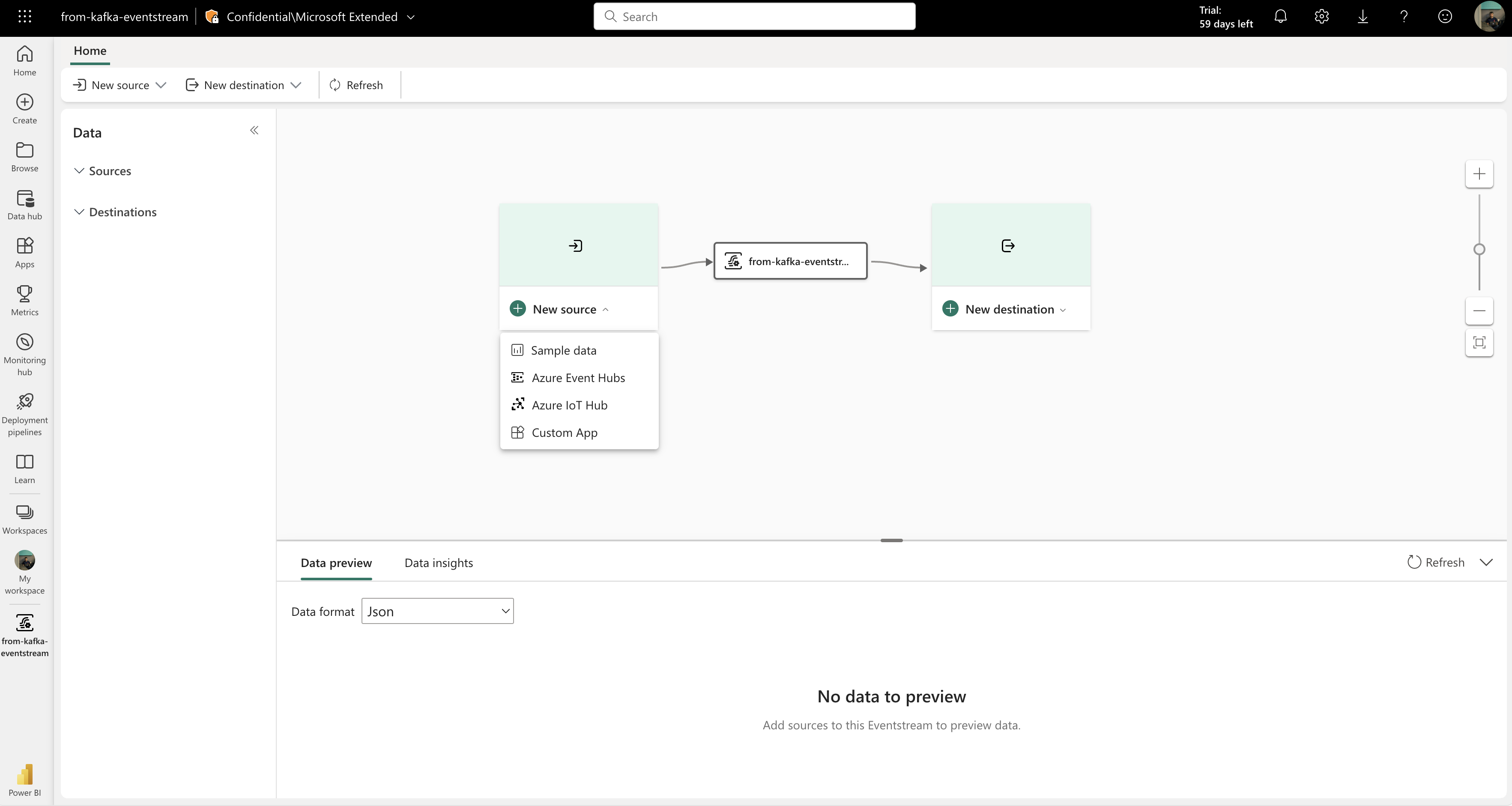 Sending data to Synapse Real-Time Analytics in Fab... - Microsoft ...