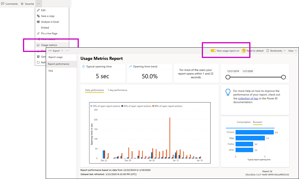 Announcing: Improved report usage metrics in moder... - Microsoft ...