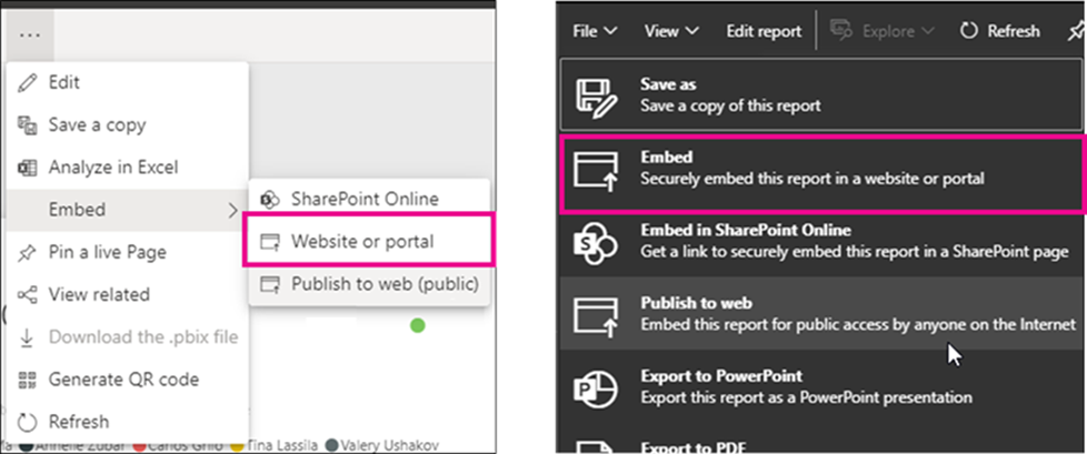 Heads up: The Publish to web default is changing a... - Microsoft ...