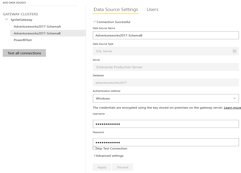 Multiple data source definitions on the On-premise... - Microsoft ...