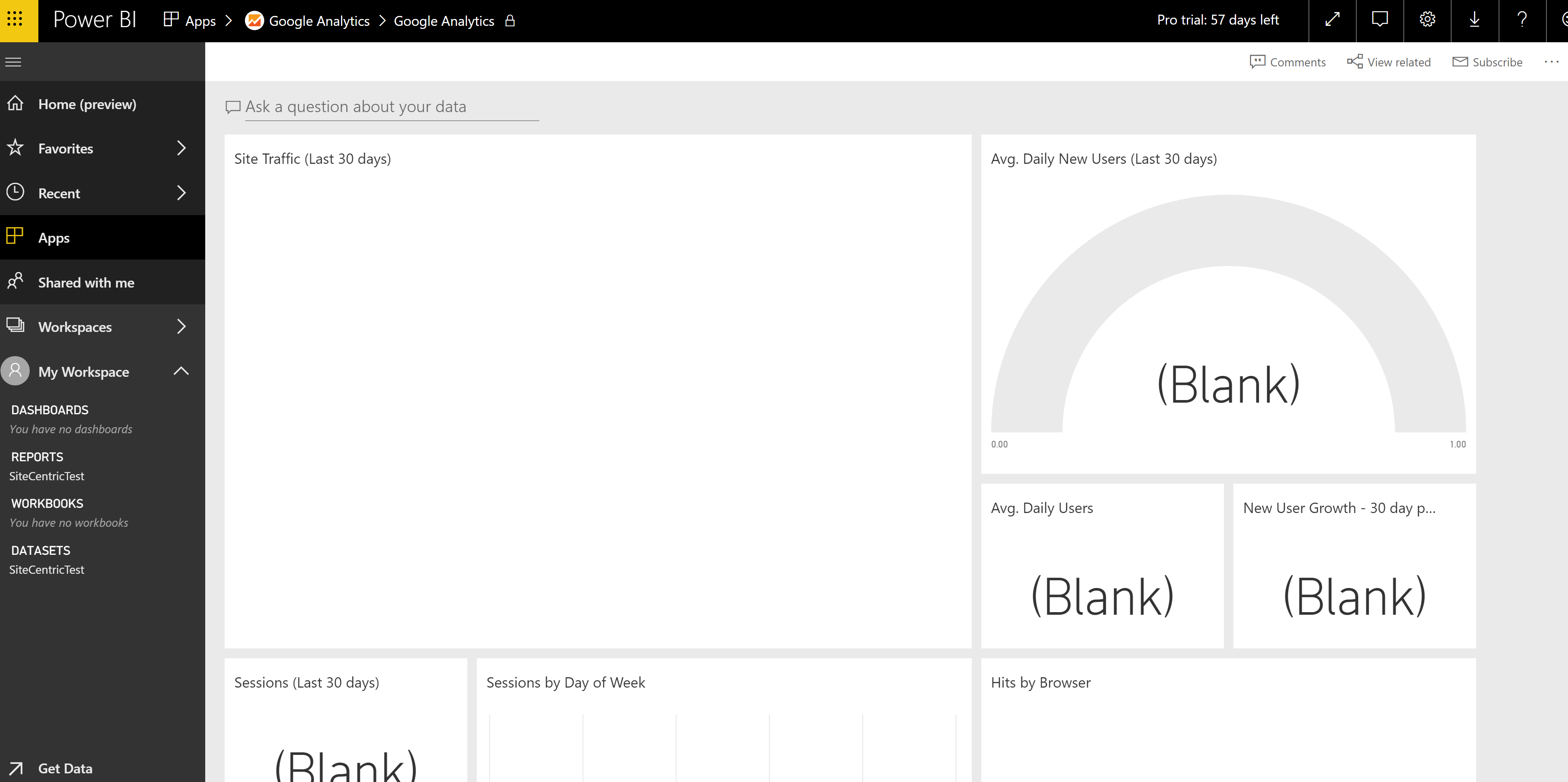 Solved: Issue Pulling Datasets from Google Analytics - Microsoft Fabric ...