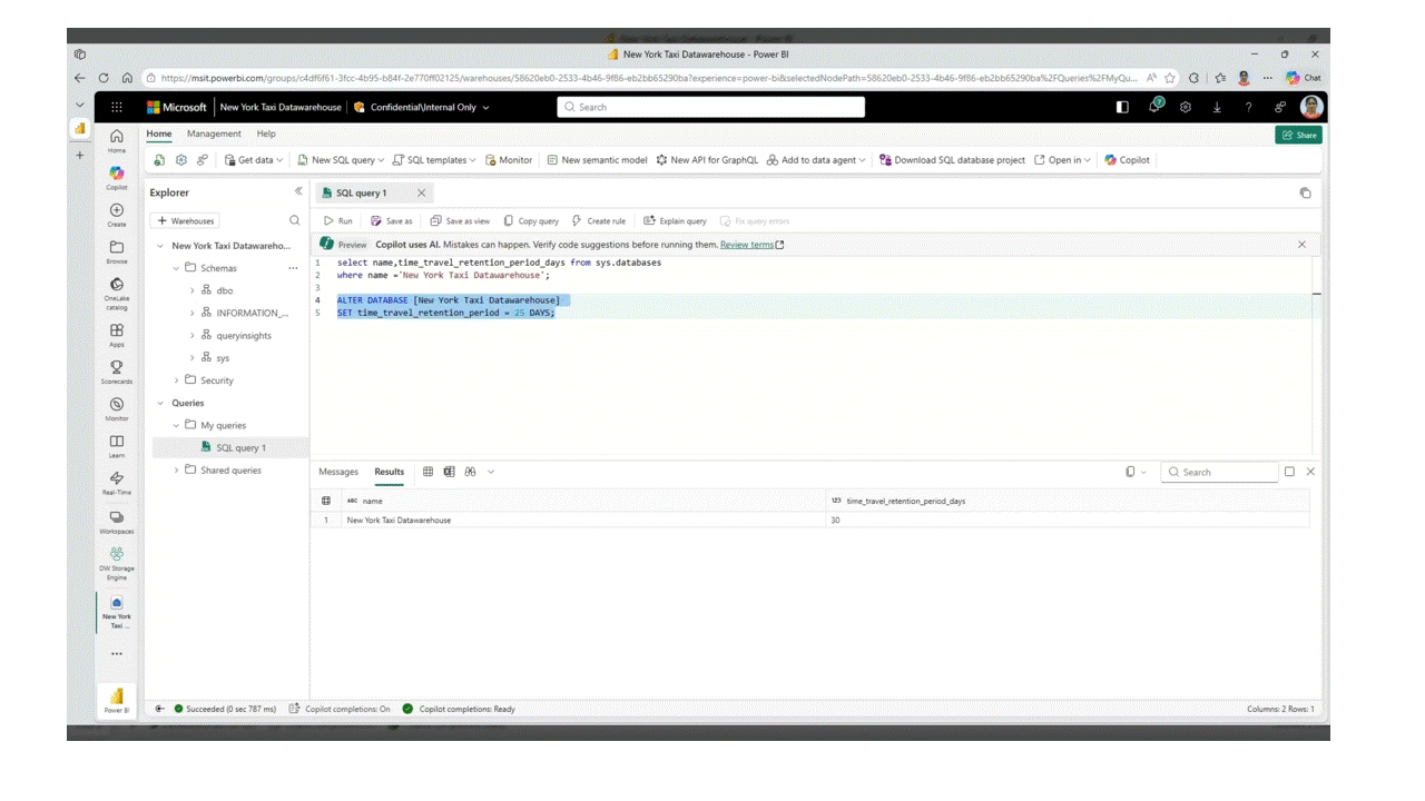 Microsoft Fabric: configureerbare gegevensopslag (Preview)