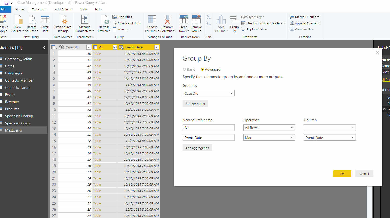 Creating a table with Only the latest rows - Microsoft Fabric Community