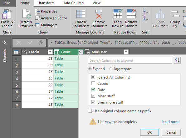 Creating a table with Only the latest rows - Microsoft Fabric Community