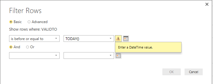 Solved: Power Query Current Date Filter - Microsoft Fabric Community