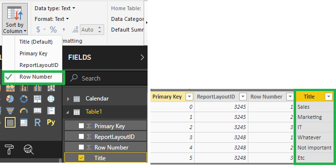 Solved: Issues sorting one column by another when using fi ...