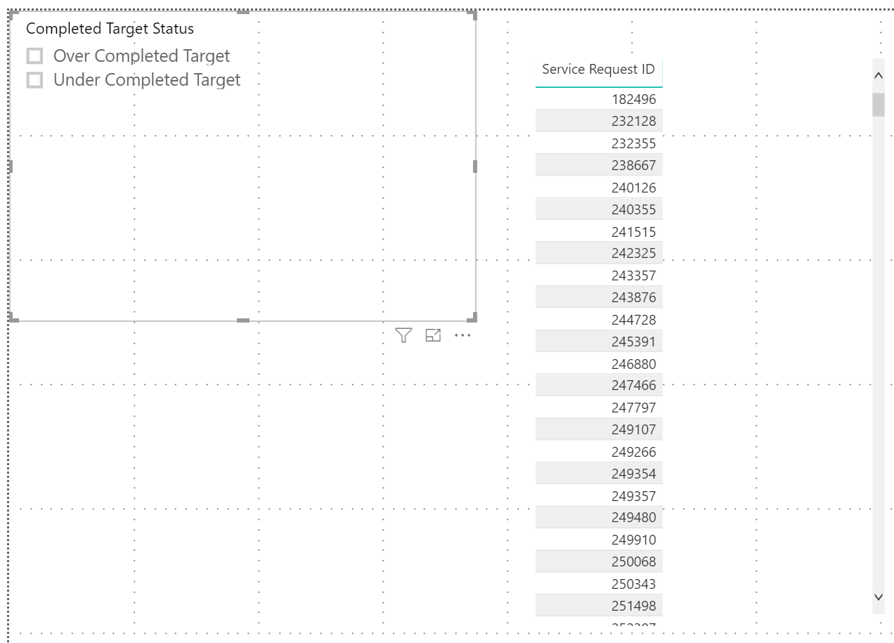 Cannot display visual when enabling visual filter - Microsoft Fabric ...