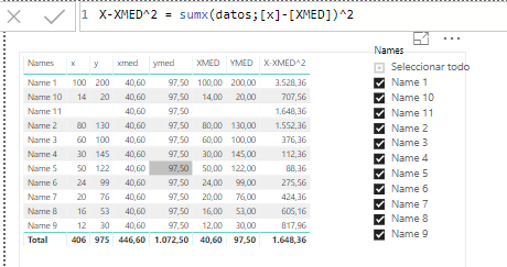 Solved: STEYX Calculation - Microsoft Fabric Community