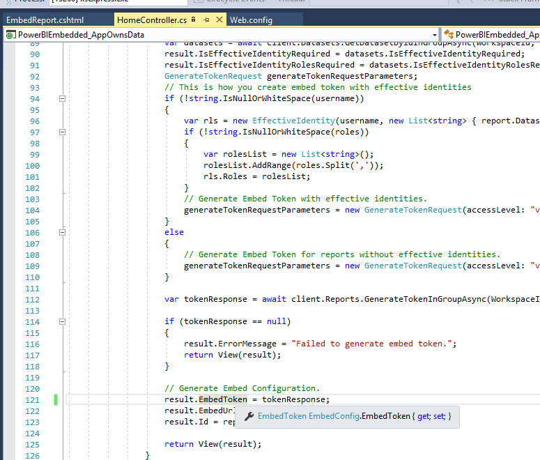 PowerBI Embedded into Angular - Microsoft Fabric Community
