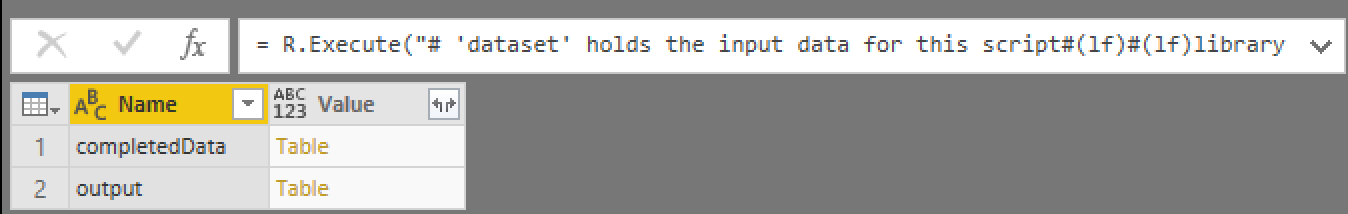 Solved: Using R in Query Editor - Microsoft Fabric Community