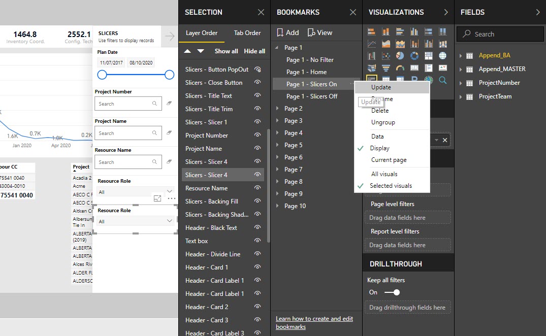 bookmark not updating - Microsoft Fabric Community