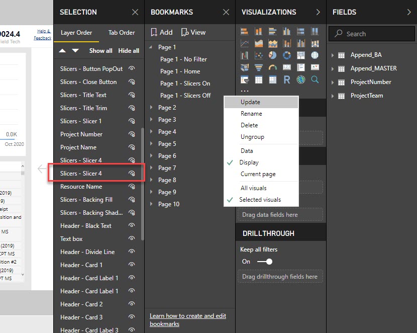 bookmark not updating - Microsoft Fabric Community