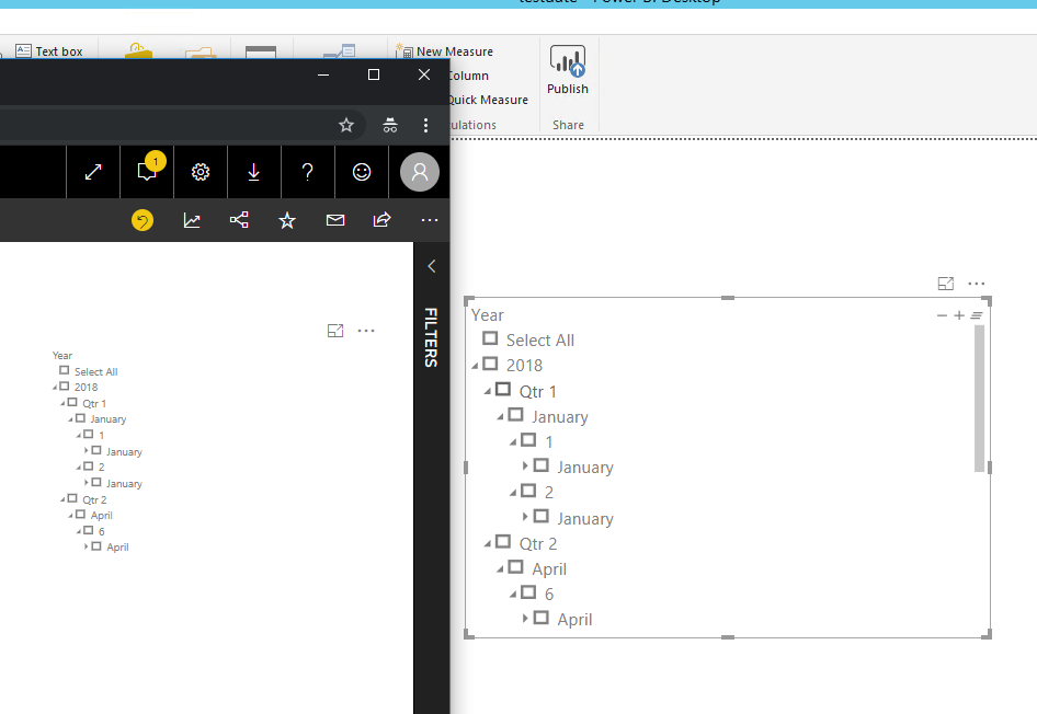 Hierarchy slicer not working - Microsoft Fabric Community
