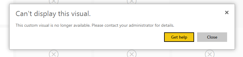 Custom Visual not showing up in Dashboard on first... - Microsoft ...