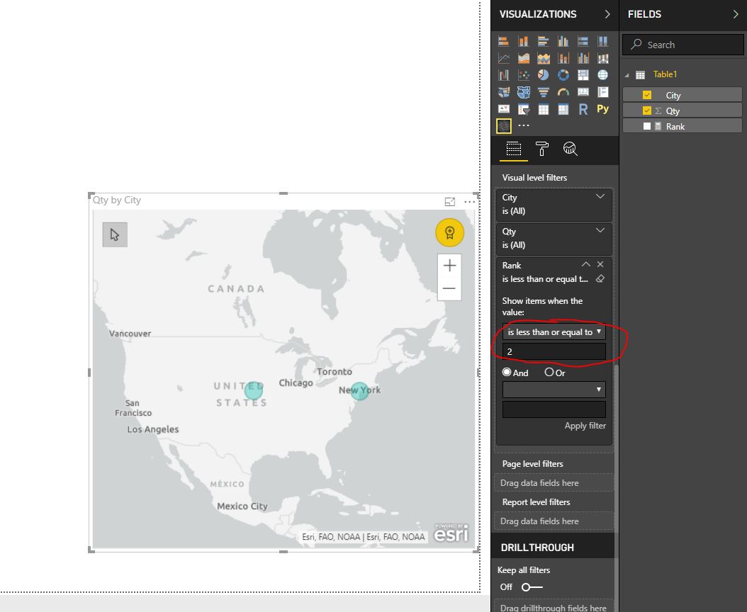 Solved: Top 10 on a map - Microsoft Fabric Community