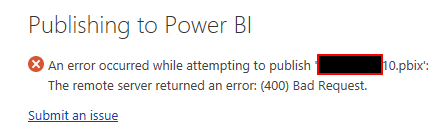 Cannot Publish to my Premium Workspace with dedica... - Microsoft ...