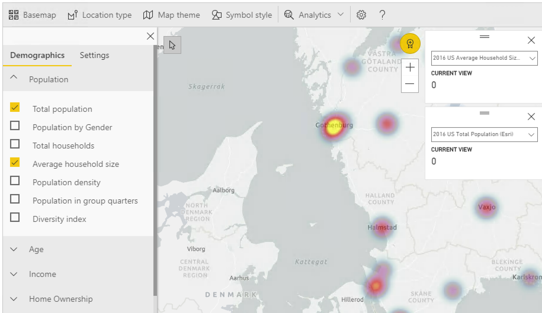 Solved: Arc GIS map demographic info of Sweden and Nordic - Microsoft  Fabric Community