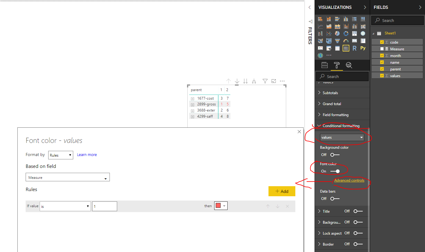 Solved: choose what row have different color in the matrix - Page 2 ...