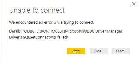 Solved: Unable to Make ODBC Connection w/ Access - Microsoft Fabric ...