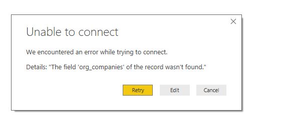 cannot connect to adobe analytics with Power BI de... - Microsoft ...