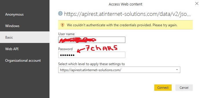 API Credentials reset in Desktop to anonymous - Microsoft Fabric Community