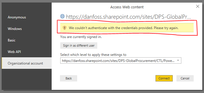 Change Data Source to Sharepoint - Microsoft Fabric Community