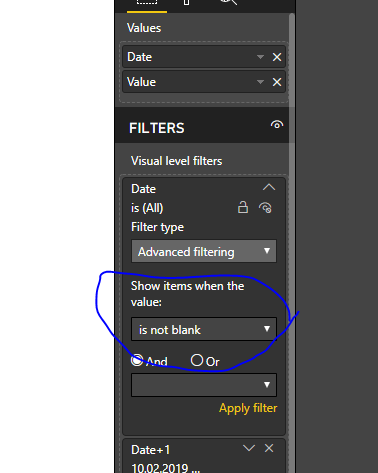 How to filter out values that are blank in a visua... - Microsoft ...