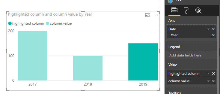 Solved: Re: Display a stacked column chart visual with cur ...