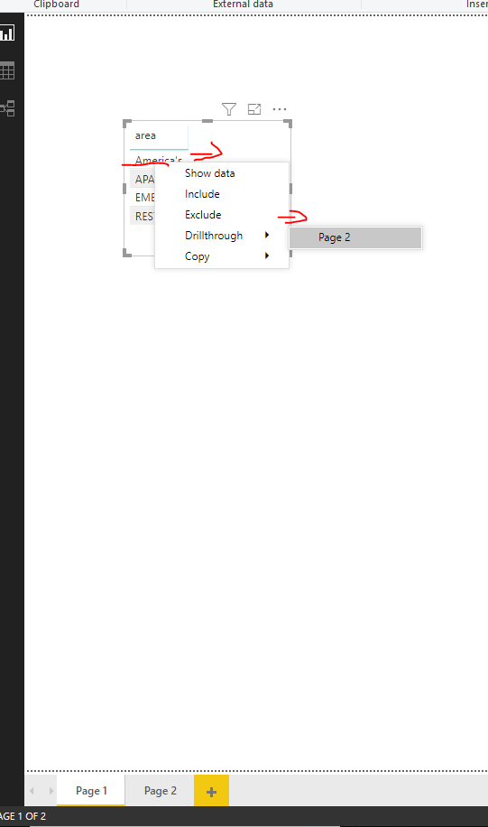 Solved: Drill through selections - Microsoft Fabric Community