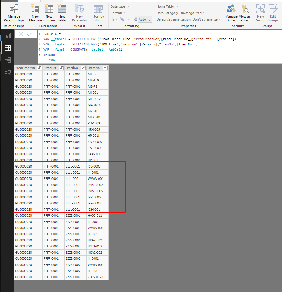 Solved: Calculate table to bring rows from another table - Microsoft ...