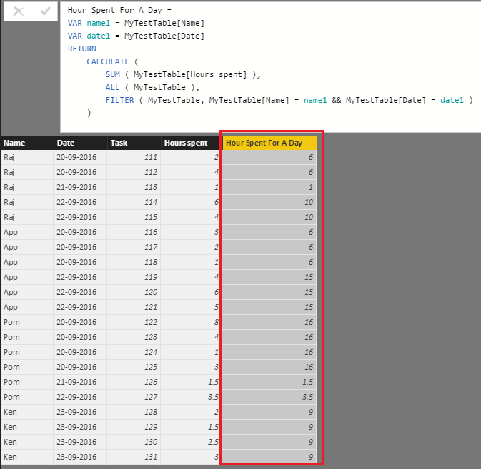 Calculated column by using group by other columns. - Microsoft Fabric ...