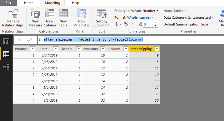 Solved: Subtracting rows - Microsoft Fabric Community