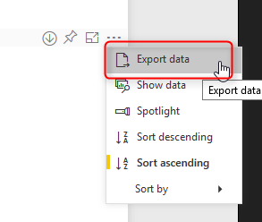 Option to export data to Excel when using embed co... - Microsoft ...