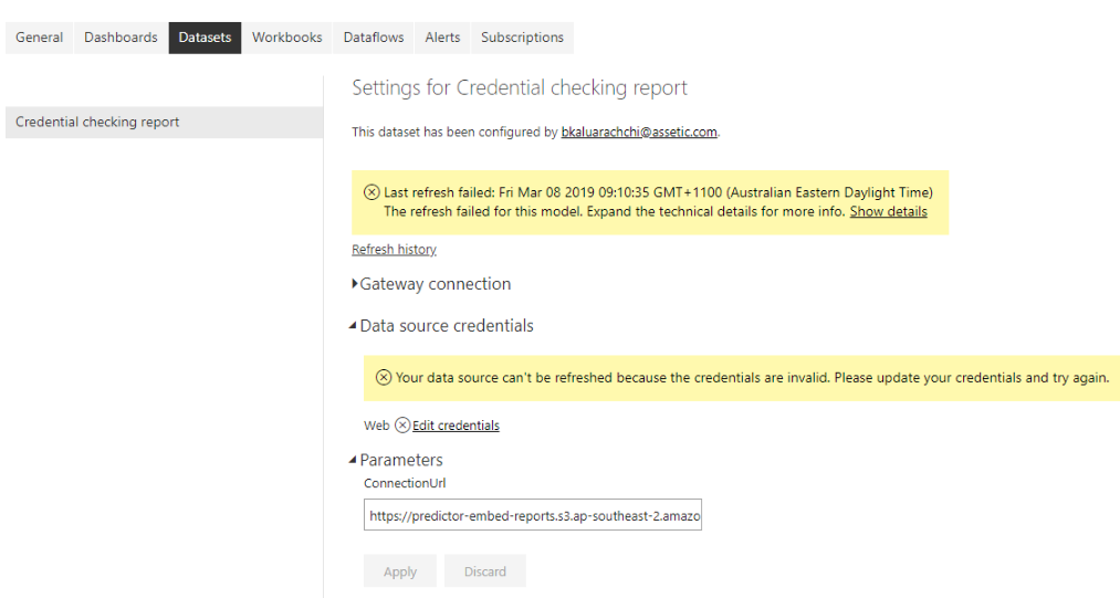 Issue in Importing Power BI Report and Refreshing... - Microsoft Fabric ...