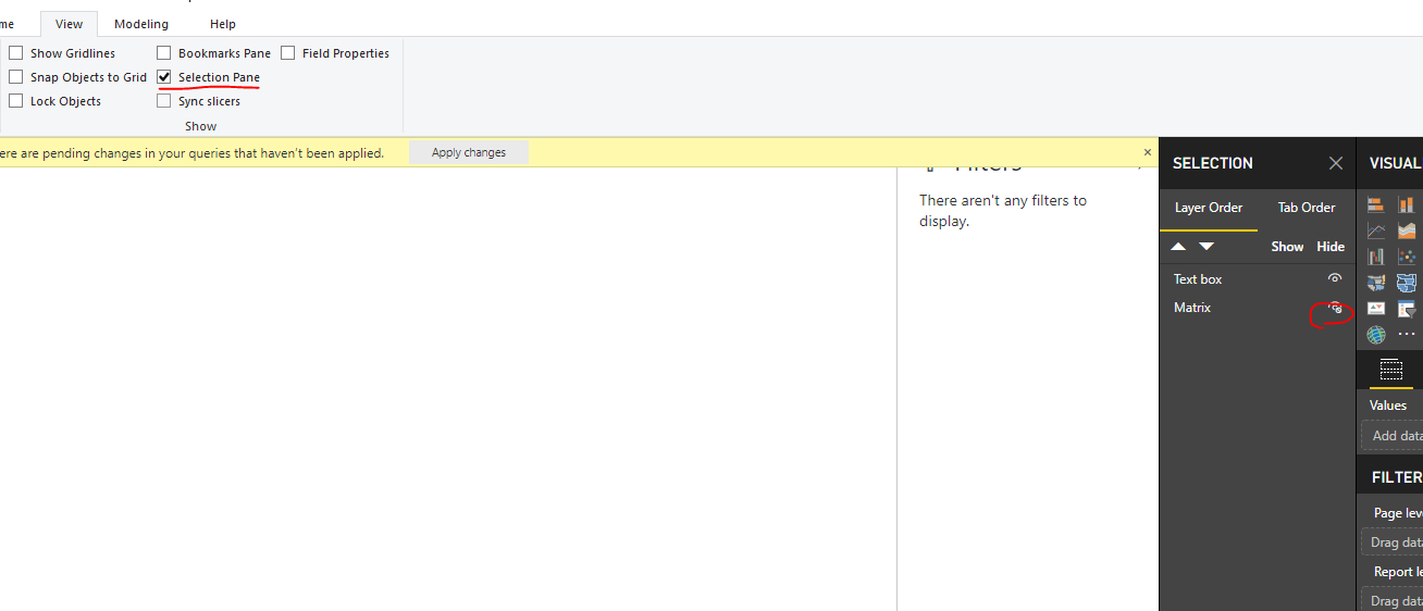 Solved: Hide the entire matrix table - Microsoft Fabric Community