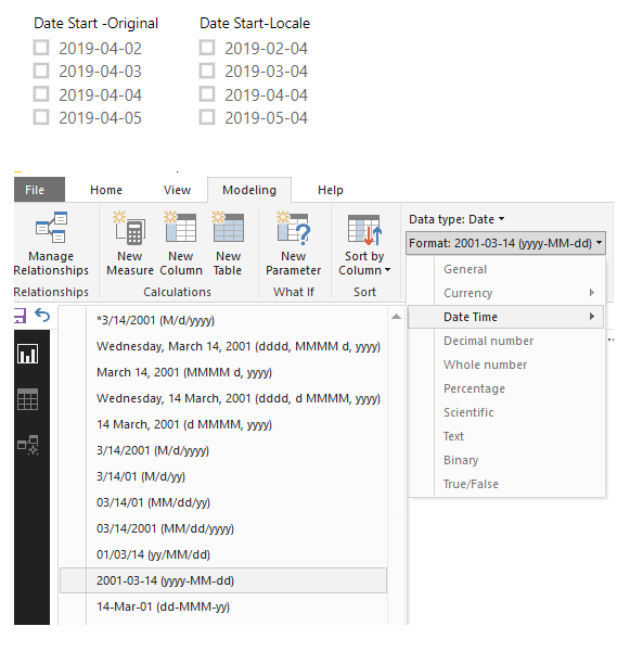 Date Display Formatting issues - Microsoft Fabric Community