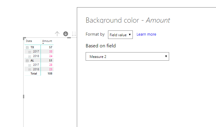 Solved: Use different colors for different row levels in a ...
