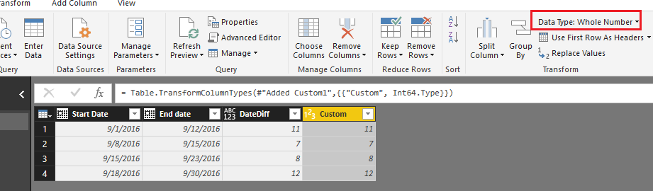 Solved: custom column error - Microsoft Fabric Community
