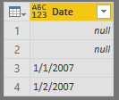Solved: Replace dates less than specific date to NULL - Microsoft ...