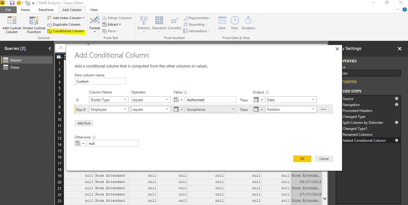 query editor calculation. - Microsoft Fabric Community