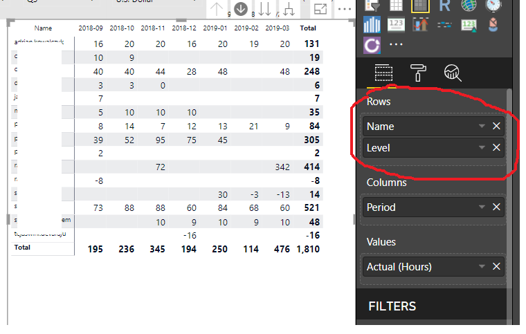 Solved: Add categories as Columns in Matrix table - Microsoft Fabric ...