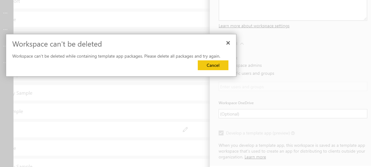 Solved: workspace can't be deleted - Microsoft Fabric Community